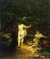 Los Bañistas Realismo Realista pintor Gustave Courbet